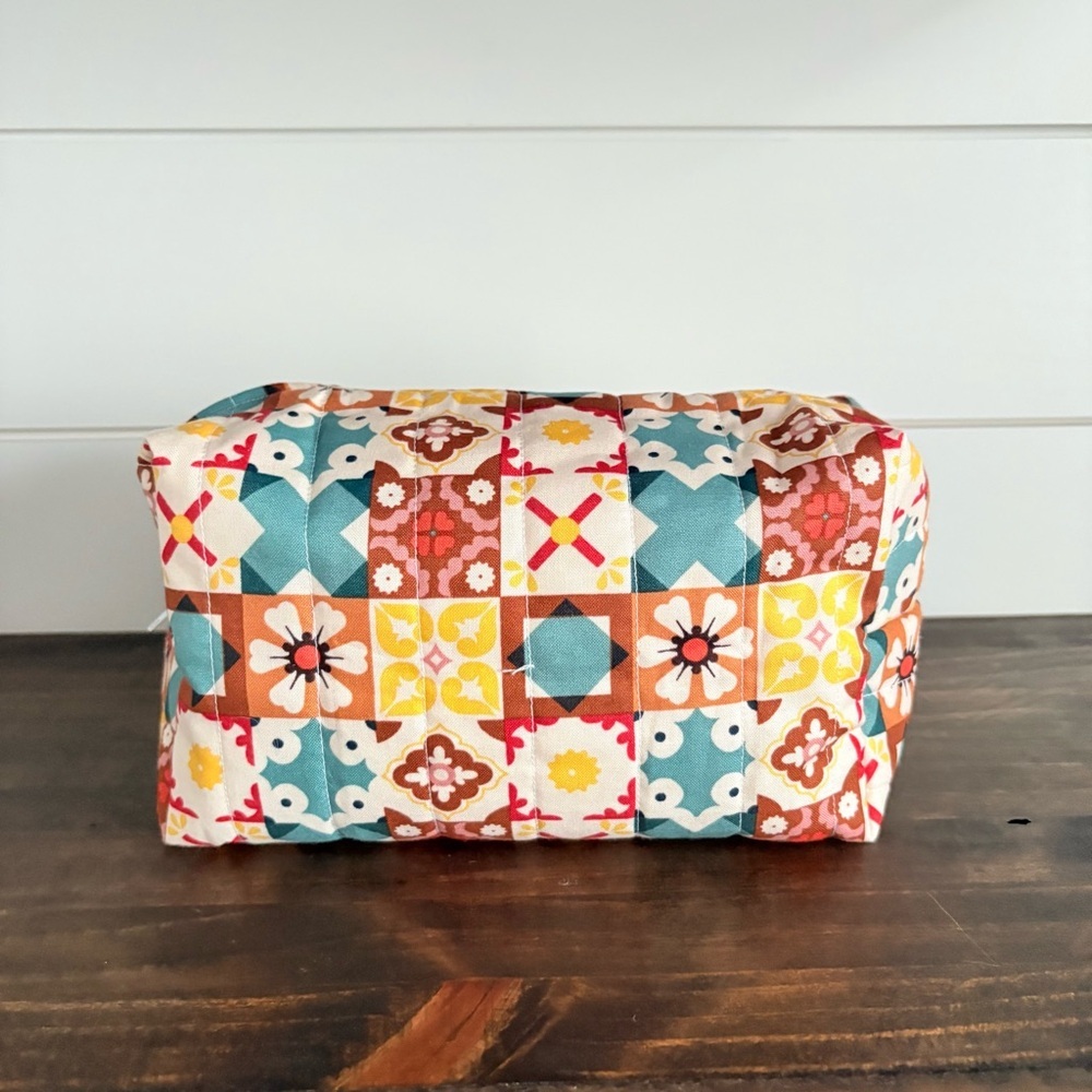 Handmade Cosmetic Make Up Bag Sz OS